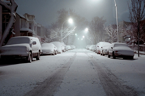 Cars in the Snow Cars in the Snow