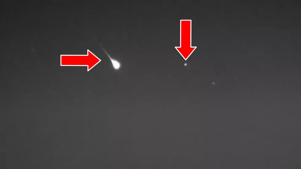 Video of Meteor Exploding Over Illinois Near Space Station in Sky